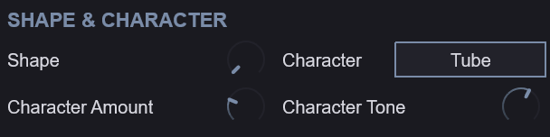 Shape & Character