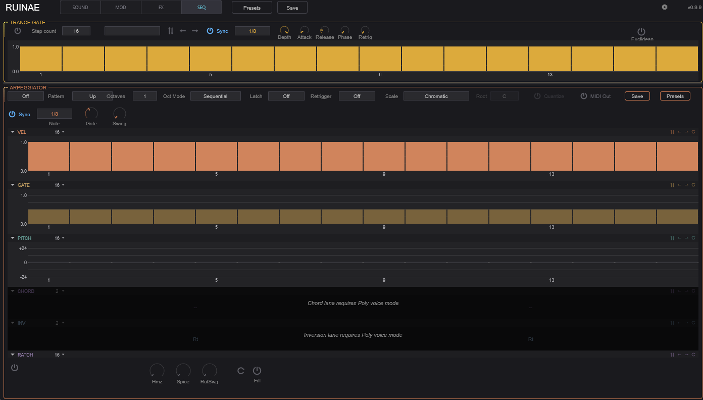 SEQ Tab